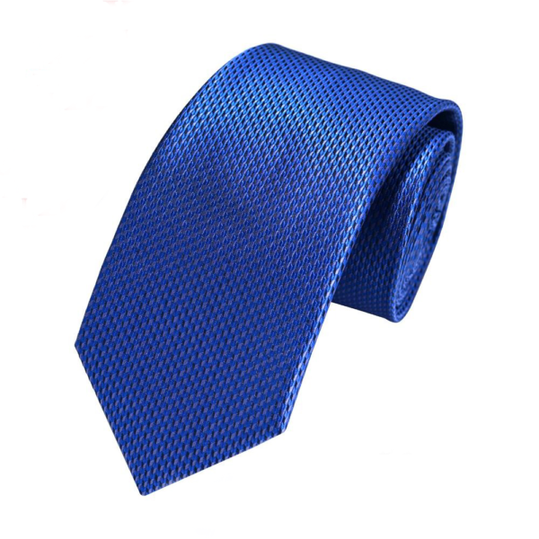 Bright blue tie