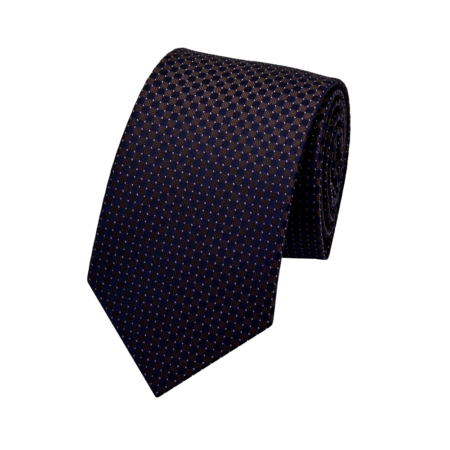 Brown and blue chameleon tie